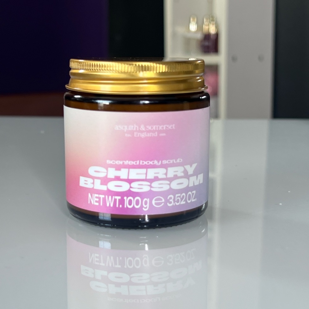 Asquith & Somerset Cherry Blossom Body Scrub - Pink & Gold